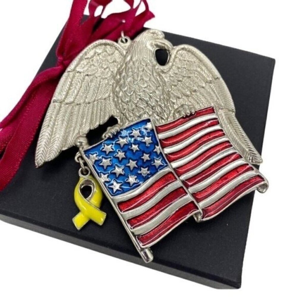 Gorham American Eagle Enamel Ornament - Picture 4 of 7